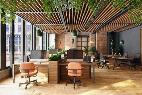 Modern office interior image